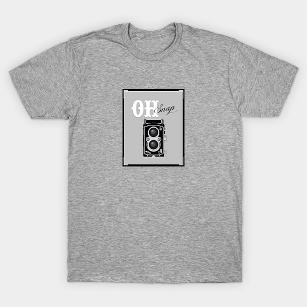 Oh Snap! Vintage Photographer T-Shirt by RedRock_Photo